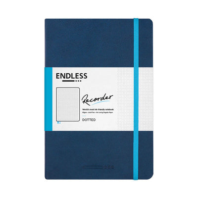 Endless Recorder Notebook - A5 Dotted Deep Ocean Regalia