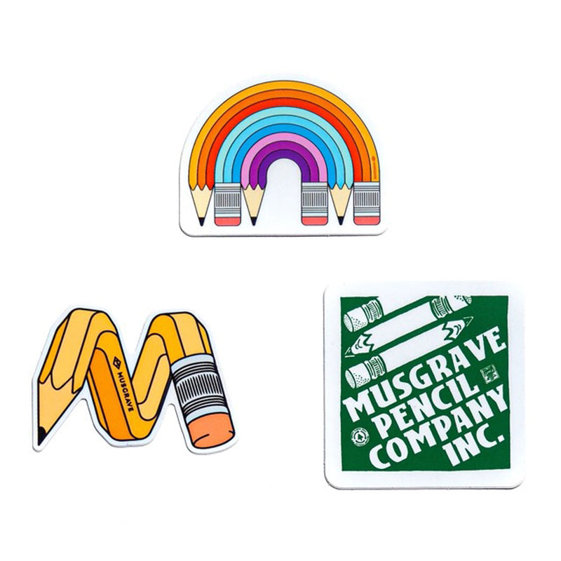 Musgrave Rainbow Stickers - Set of Three