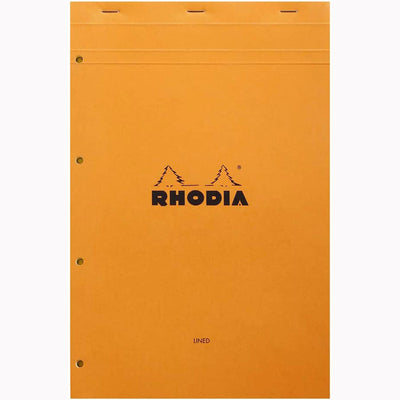 Rhodia A4 Lined Notepad - Orange