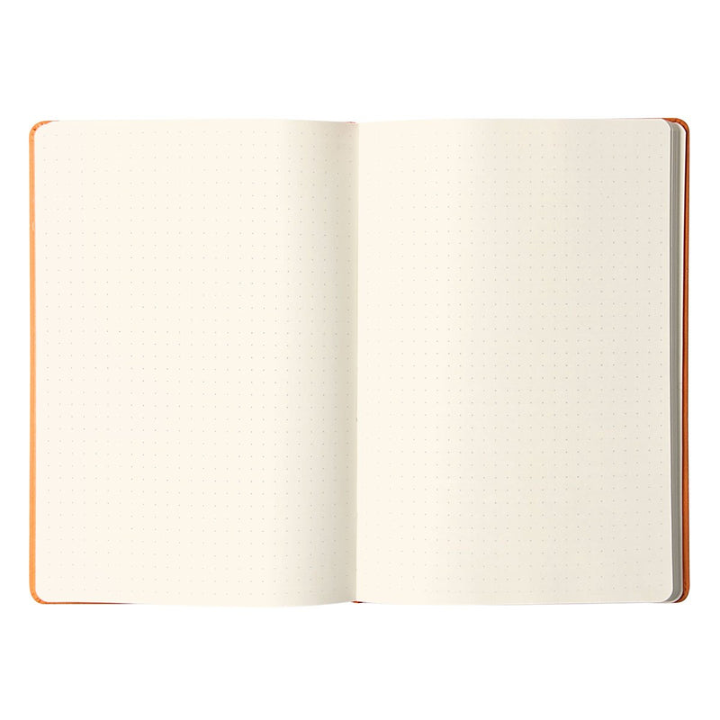 Rhodia A5 Web notebook Hard Cover Silver - dot