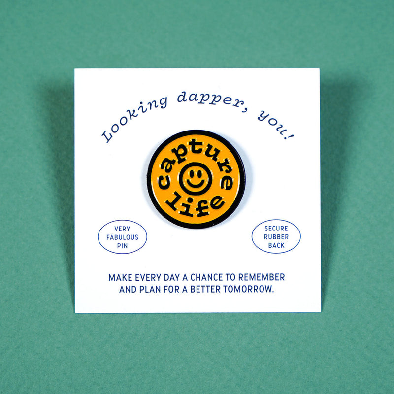 Dapper Notes - Capture Life Pin