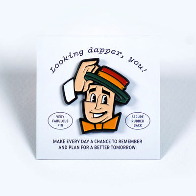 Dapper Notes - Mascot Pin