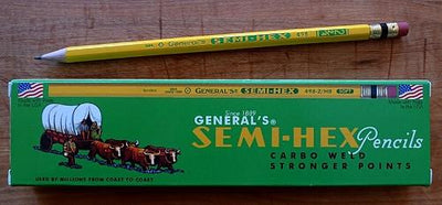 General's Semi Hex Pencils - pack of 12
