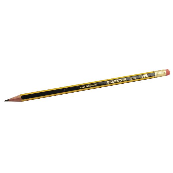 Staedtler Noris 12 pack of Pencils with Erasers - HB