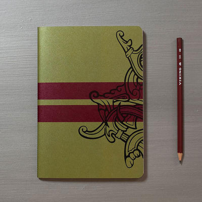 Viking A5 Ego Notebook - Aura Moss Oxblood