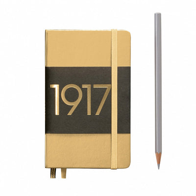 Leuchtturm 1917 Hardback Metallic A6 Notebook - Plain