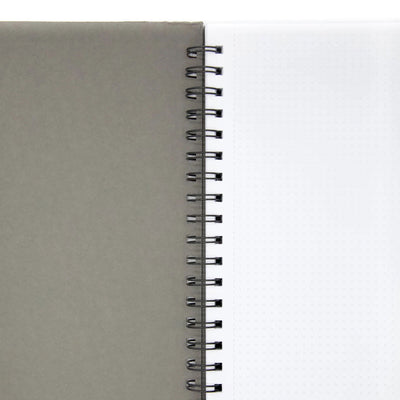 Musgrave Large Notebook Grey - Dot Grid