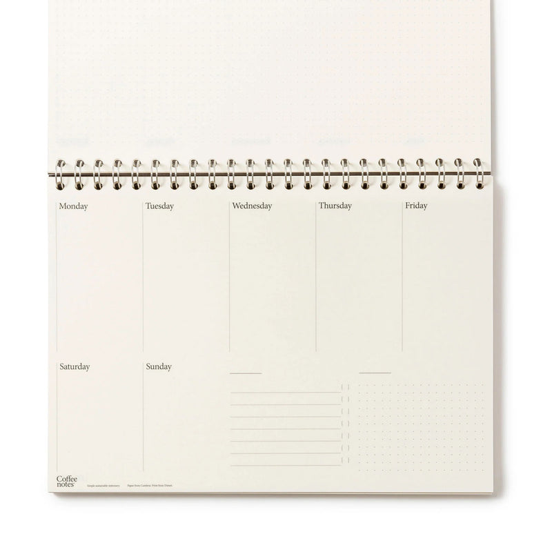 Coffeenotes - Weekly Planner Forest Green