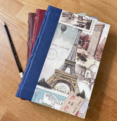 Bomo Art A5 Leather Bound Journal - Travelling