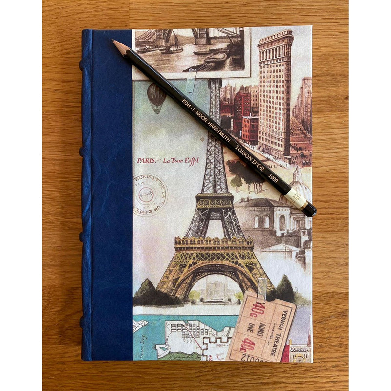Bomo Art A5 Leather Bound Journal - Travelling