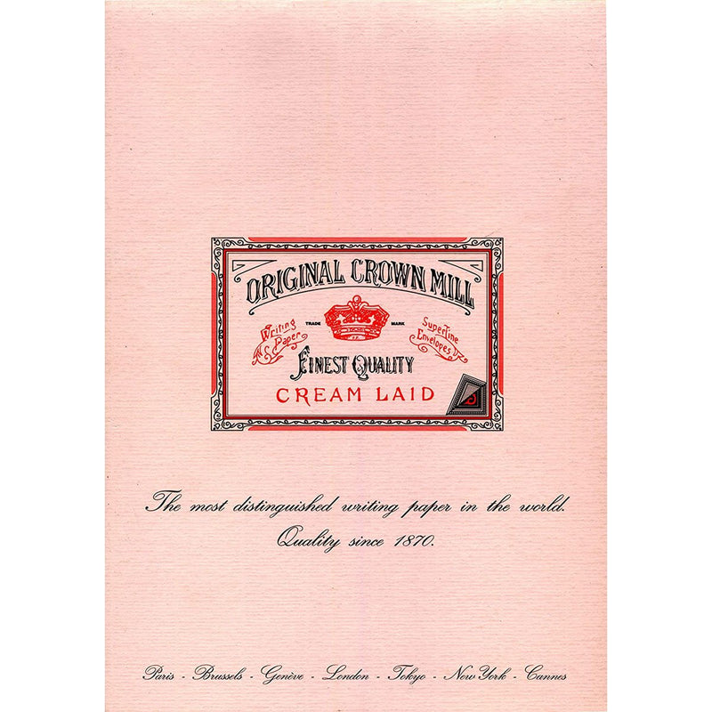 Crown Mill Original A4 pad - Pink