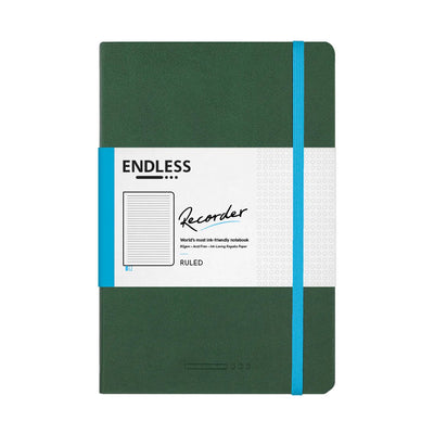 Endless Recorder Notebook - A5 Ruled Forest Canopy Regalia