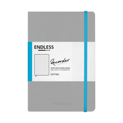 Endless Recorder Notebook - A5 Dotted Mountain Snow Regalia