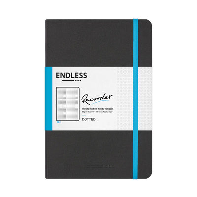 Endless Recorder Notebook - A5 Dotted Black Regalia