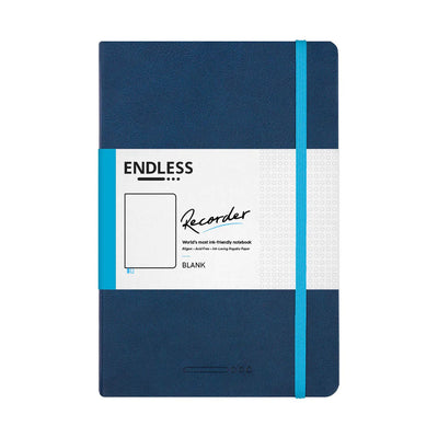 Endless Recorder Notebook - A5 Ruled Deep Ocean Regalia