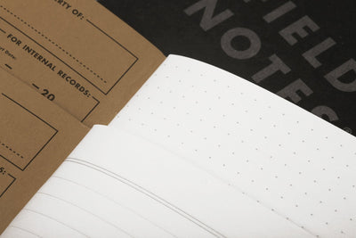 Field Notes - Pitch Black Set of 3