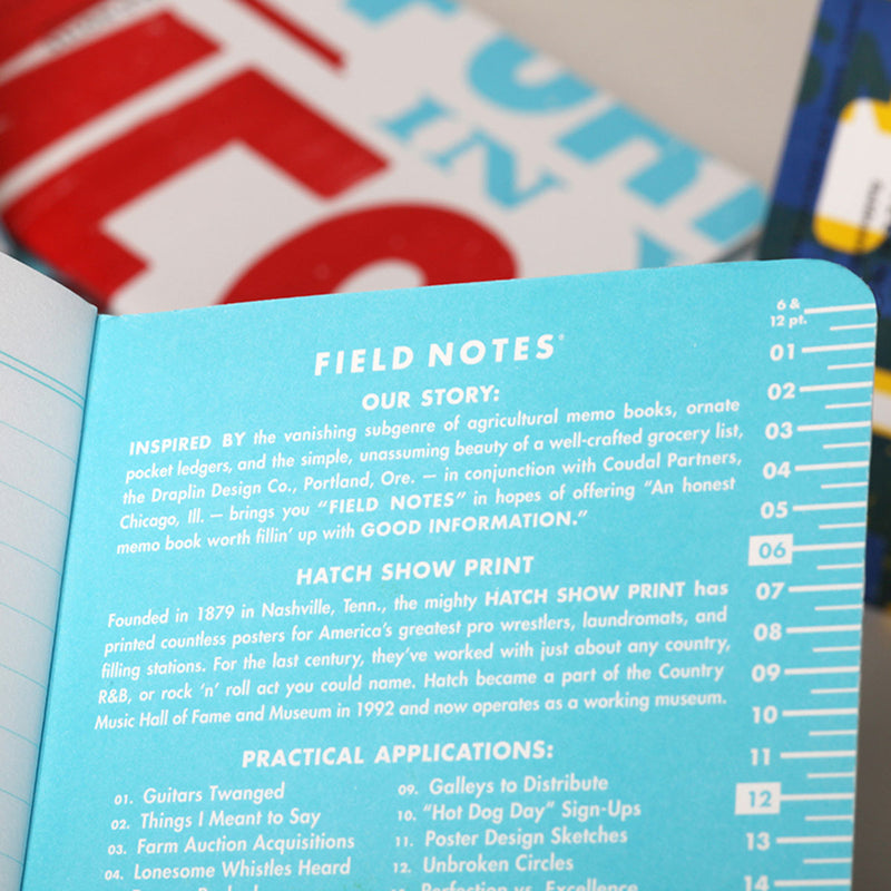 Field Notes - Hatch