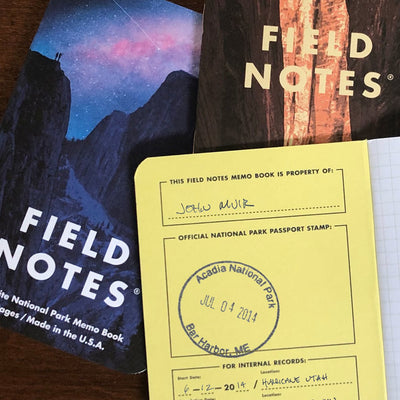 Field Notes - National Parks - Pack A