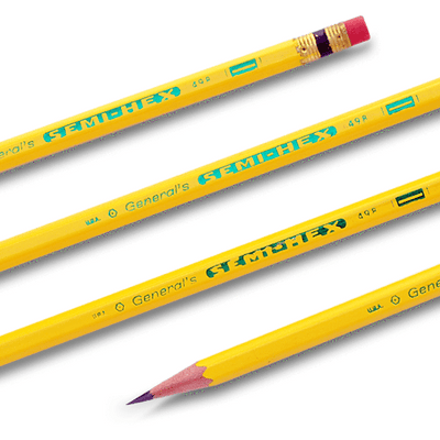 General's Semi Hex Pencils - pack of 12