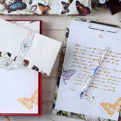 Bomo Art - Letter Writing Pack - Butterflies