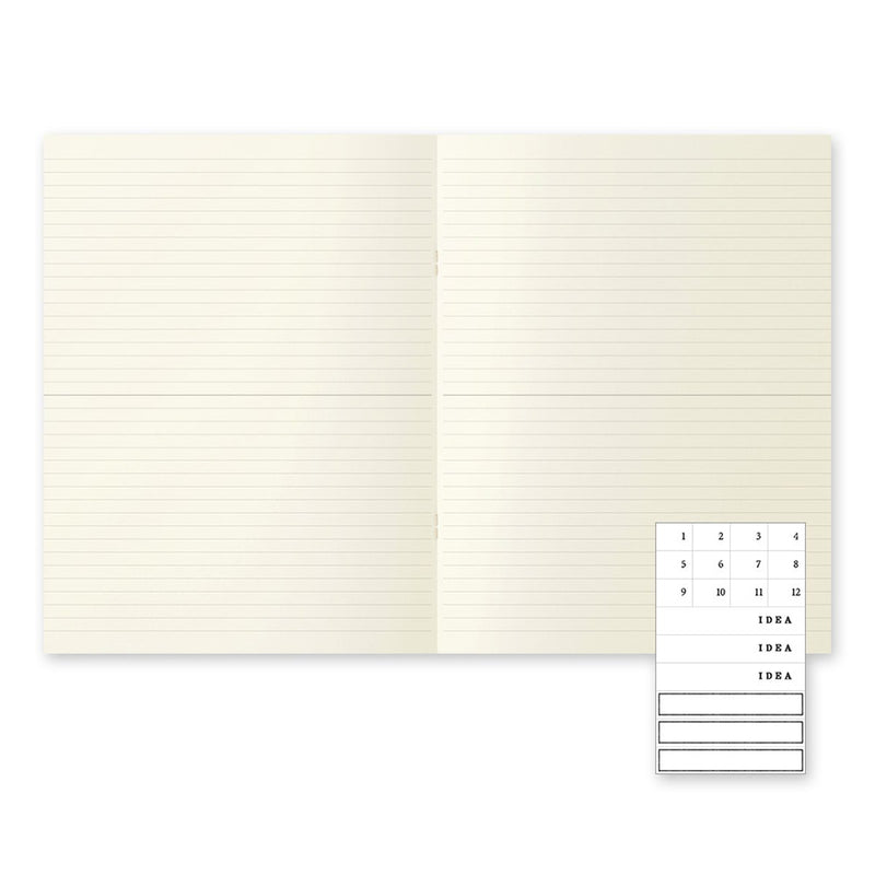 Midori MD A4 Notebook light - 3 Pack Lined