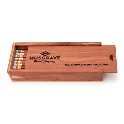 Musgrave #2 Tennessee Red Pencil - Wooden Box of 24