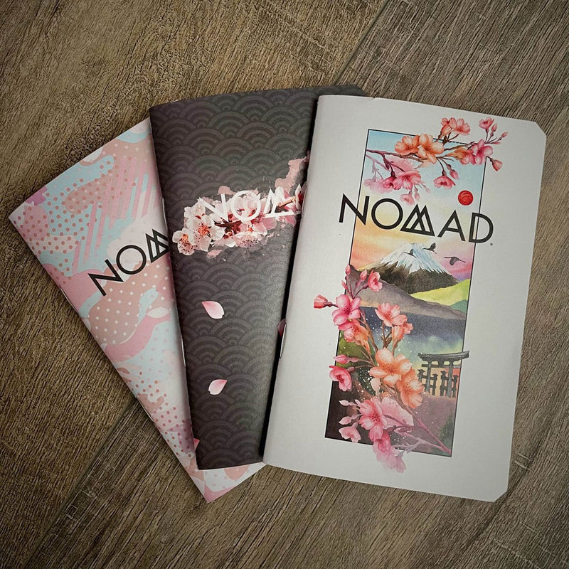 Nomad Sakura Notebooks with Musgrave Pencils