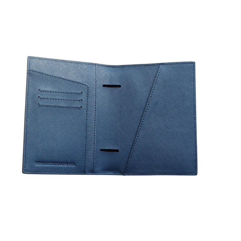 Pebble Leather Notebook Cover - Navy