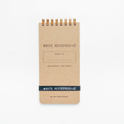 Write Notepads & Co - Pocket Ledger Notebook - Kraft