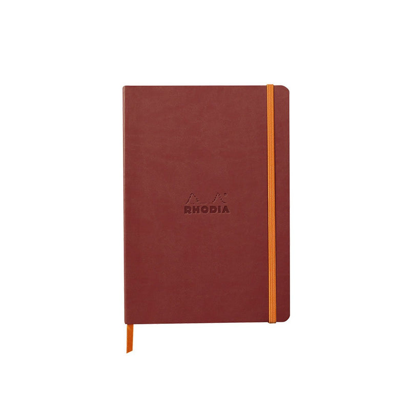 Rhodia A5 Soft Cover Notebook - Nacarat