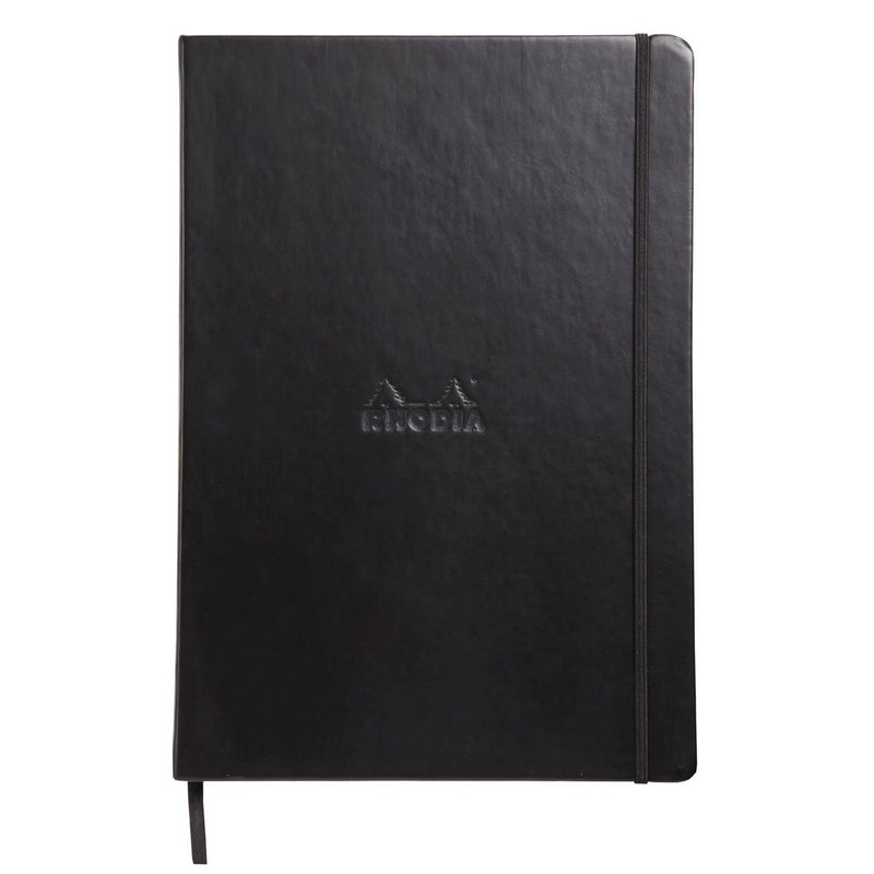 Rhodia A4 Hardback Notebook - Black