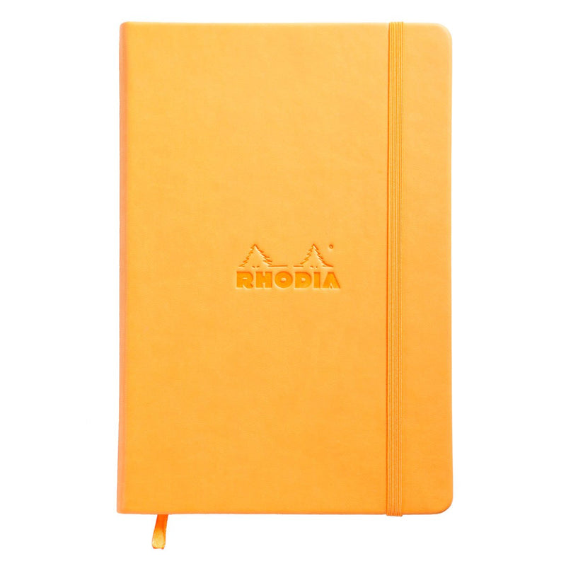 Rhodia A5 Web notebook Hard Cover Orange - Blank