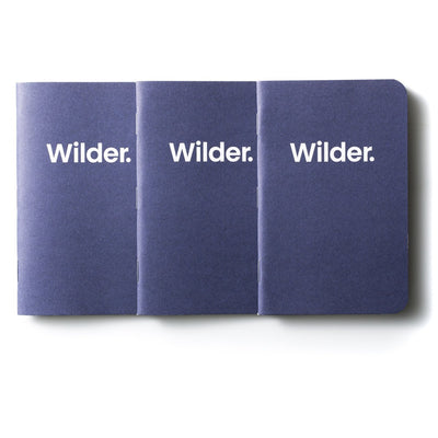 Wilder. Pack of 3 - Lined