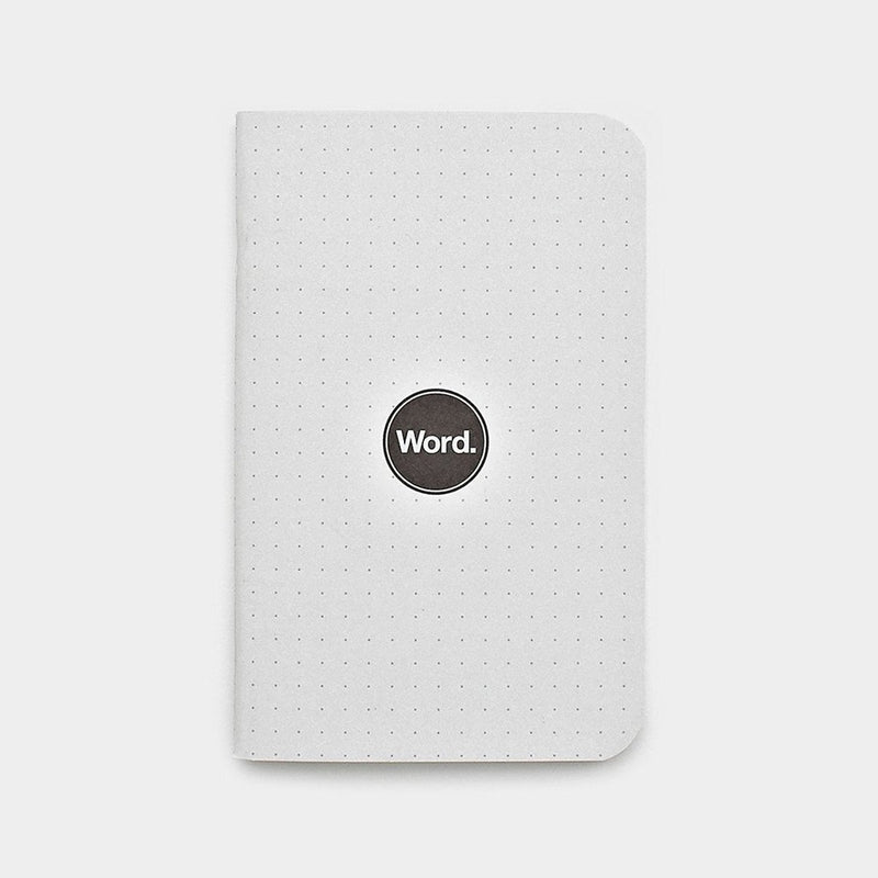 Word Notebooks - Dot Grid Set of 3