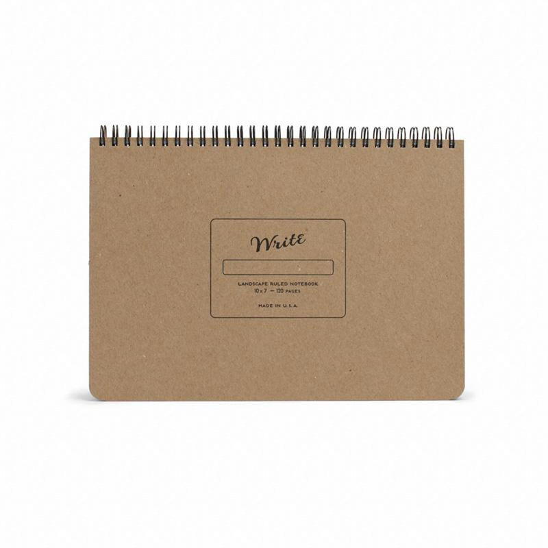 Write Notepads & Co - Landscape Notebook - Kraft