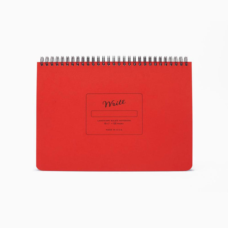 Write Notepads & Co - Landscape Notebook - Red