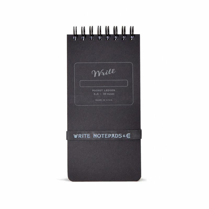 Write Notepads & Co - Pocket Ledger Notebook - Black