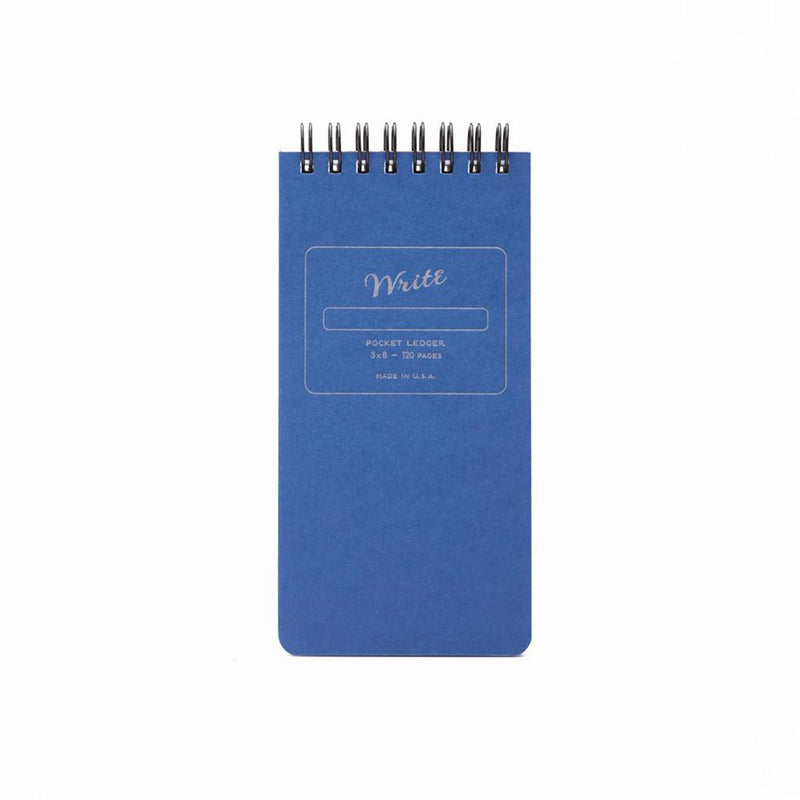 Write Notepads & Co - Pocket Ledger Notebook - Blue