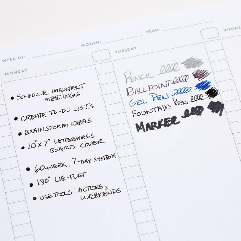 Write Notepads & Co - Weekly Planner - Kraft