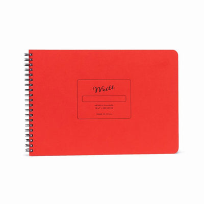 Write Notepads & Co - Weekly Planner - Red