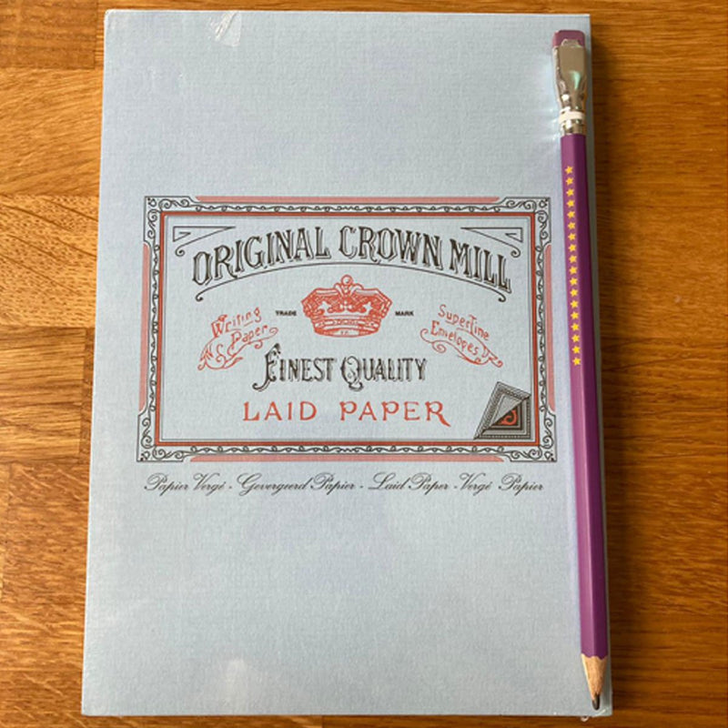 Crown Mill Original A5 pad - Blue