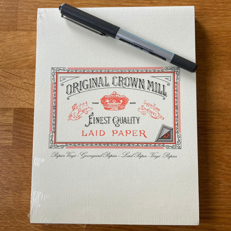 Crown Mill Original A5 pad - Cream