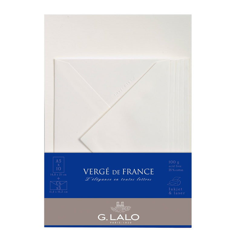 G.Lalo - Verge de France Writing Set A5