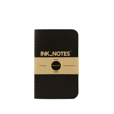 Ink Notes Pocket Notebooks - Pack of Three Lined