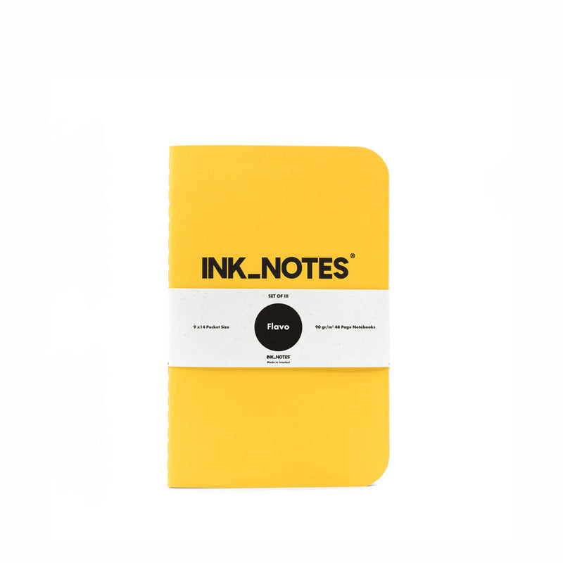 Ink Notes Pocket Notebooks - Pack of Three Dot Grid