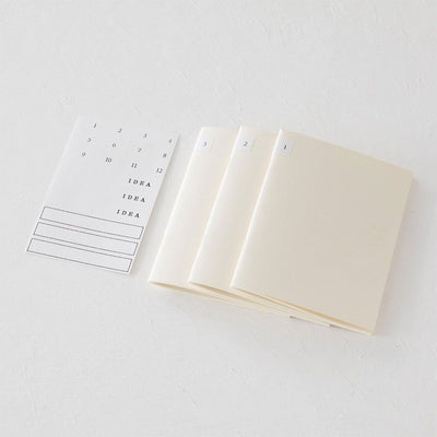 MD Notebook Light Plain - 3 Pack A6