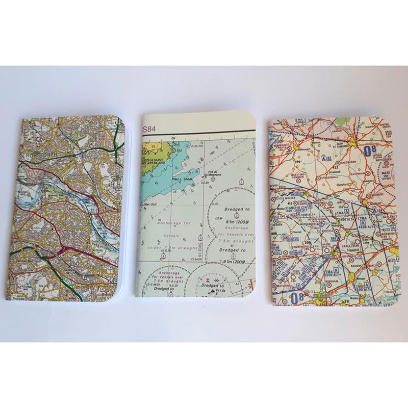 PocketNotes - Land, Sea & Air Notebooks - 3 Pack