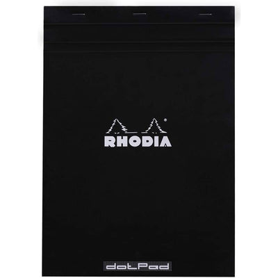 Rhodia A4 Dot Notepad - Black