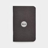 Word Notebooks - Black Dot Grid