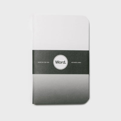 Word Notebooks - Fade - 3 Pack
